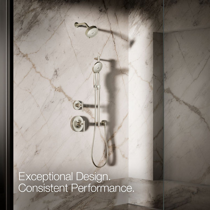 KOHLER K-22165-G Forté Four-function handshower, 1.75 gpm, vibrant brushed nickel - view 5