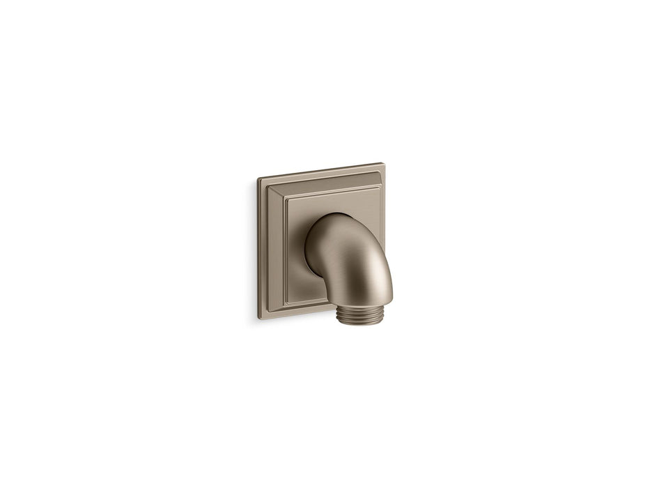 KOHLER K-22171 Memoirs Stately Wall-mount supply elbow with check valve, vibrant brushed bronze