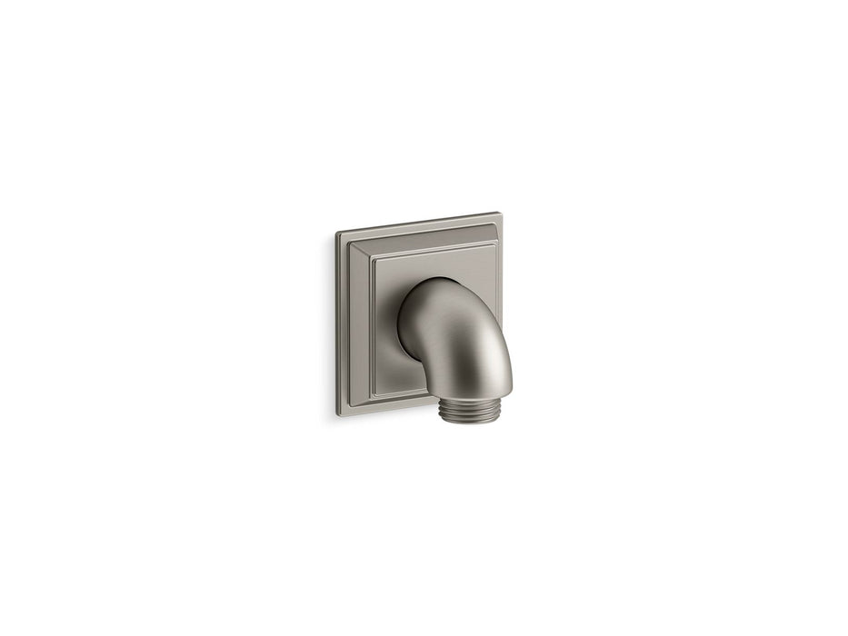 KOHLER K-22171 Memoirs Stately Wall-mount supply elbow with check valve, vibrant brushed nickel