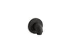 KOHLER K-22172 Purist Stillness Wall-mount supply elbow with check valve, matte black