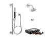 KOHLER K-22172 Purist Stillness Wall-mount supply elbow with check valve, polished chrome - view 2