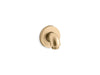 KOHLER K-22172 Purist Stillness Wall-mount supply elbow with check valve, vibrant brushed moderne brass