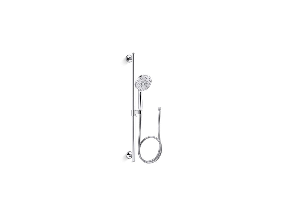 KOHLER K-22177 Forté 30" Four-function Handshower Kit, 2.5 GPM, polished chrome