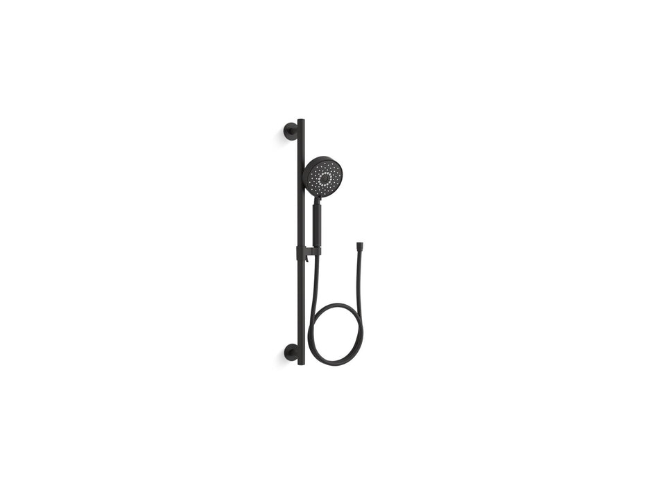 KOHLER K-22178 Purist 30" Four-function Handshower Kit, 2.5 GPM, matte black