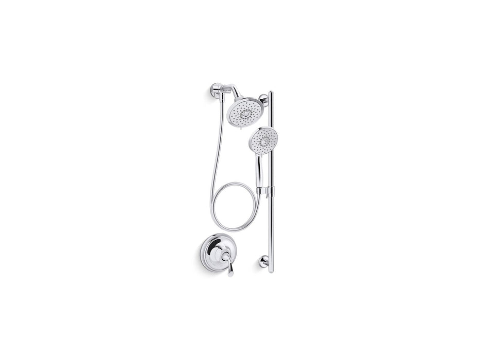 KOHLER K-22180 Forté Showering Kit, 2.5 GPM, polished chrome