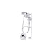 KOHLER K-22181 Purist Showering Kit, 2.5 GPM, polished chrome
