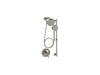KOHLER K-22181 Purist Showering Kit, 2.5 GPM, vibrant brushed nickel