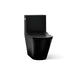 KOHLER K-22378-TBH Brazn One-piece Compact Elongated Toilet with Skirted Trapway, Dual-flush, Honed Black - 3/4 view of produ