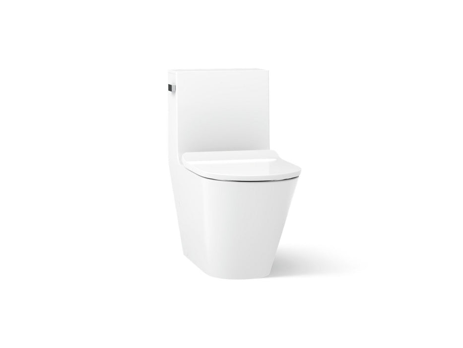 KOHLER K-22378 Brazn One-piece compact elongated toilet with skirted trapway, dual-flush, white