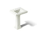 KOHLER K-2238-1 Memoirs 24-1/4" rectangular pedestal bathroom sink, dune - view 2