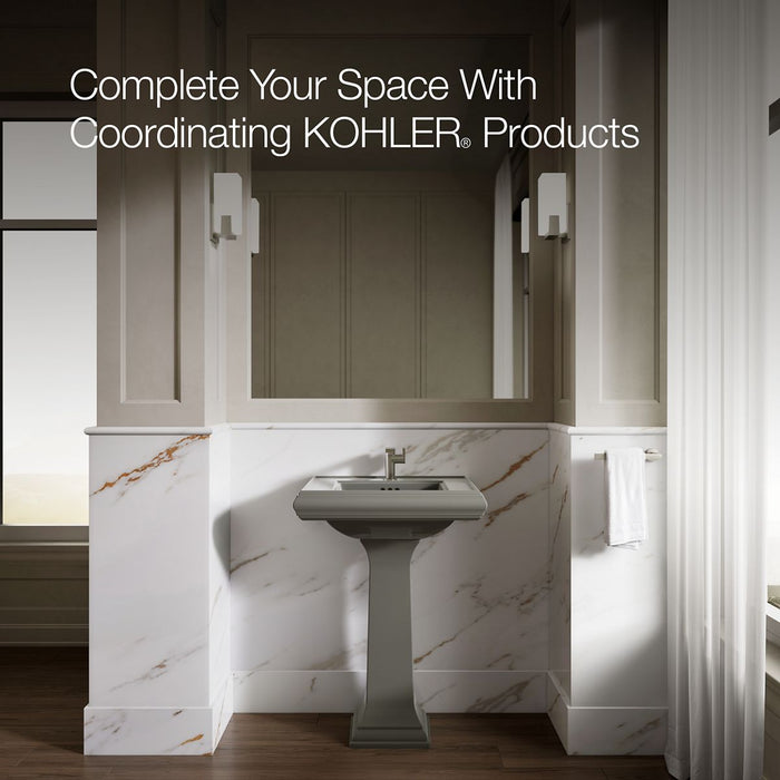 KOHLER K-2238-1 Memoirs 24-1/4" rectangular pedestal bathroom sink