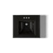 KOHLER K-2238-4 Memoirs 24-1/4" rectangular pedestal bathroom sink, black black - view 3