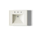KOHLER K-2238-8 Memoirs 24-1/4" rectangular pedestal bathroom sink, biscuit - view 3