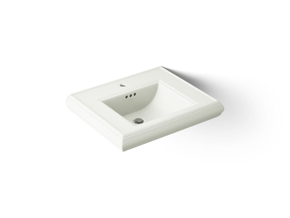 KOHLER K-2239-1 Memoirs Pedestal/console Table Bathroom Sink Basin with Single Faucet-hole Drilling, dune