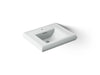 KOHLER K-2239-1 Memoirs Pedestal/console Table Bathroom Sink Basin with Single Faucet-hole Drilling, ice grey