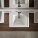 KOHLER K-2239-1 Memoirs Pedestal/console Table Bathroom Sink Basin with Single Faucet-hole Drilling, white - view 5