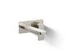 KOHLER K-22567-4 Parallel Wall-mount single-handle bathroom sink faucet, 1.2 gpm, vibrant polished nickel