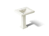 KOHLER K-2258-1 Memoirs 27-1/4" rectangular pedestal bathroom sink, biscuit