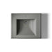 KOHLER K-2258-1 Memoirs 27-1/4" rectangular pedestal bathroom sink, thunder grey - view 3