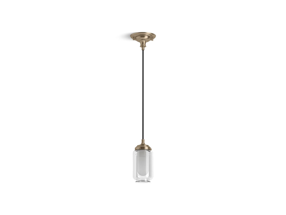 KOHLER K-22653-PE01 Artifacts 4" pendant, brushed bronze