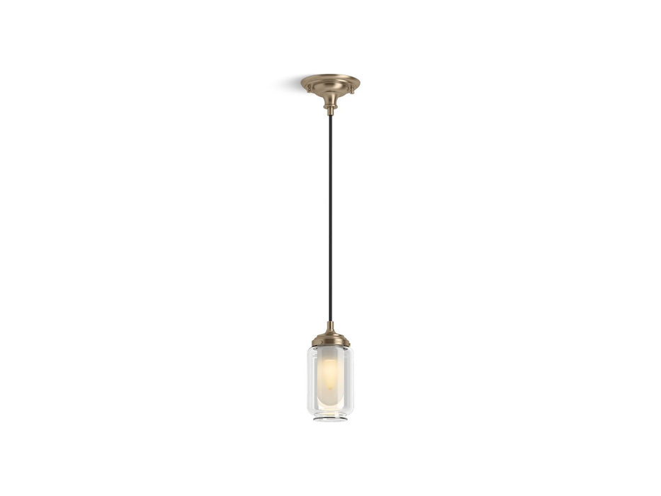 KOHLER K-22653-PE01 Artifacts 4" pendant, brushed bronze - view 2