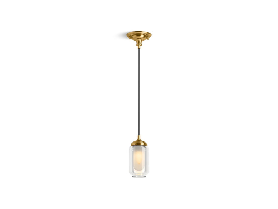 KOHLER K-22653-PE01 Artifacts 4" pendant, brushed moderne brass - view 2
