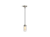 KOHLER K-22653-PE01 Artifacts 4" pendant, brushed nickel - view 2