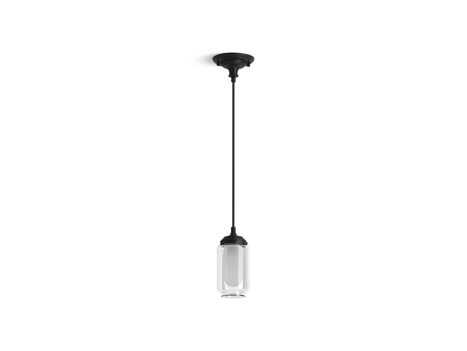 KOHLER K-22653-PE01 Artifacts 4" pendant, matte black