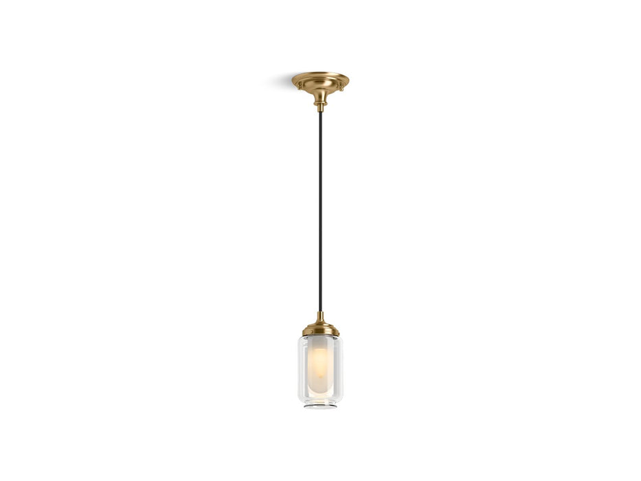 KOHLER K-22653-PE01 Artifacts 4" pendant, moderne brushed gold - view 2