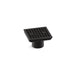 KOHLER K-22665 Clearflo Square brass tile-in shower drain (drain body not included), matte black