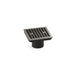KOHLER K-22665 Clearflo Square brass tile-in shower drain (drain body not included), vibrant brushed nickel