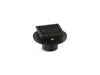 KOHLER K-22673 Clearflo Square brass tile-in shower drain, matte black