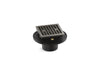 KOHLER K-22673 Clearflo Square brass tile-in shower drain, vibrant brushed nickel
