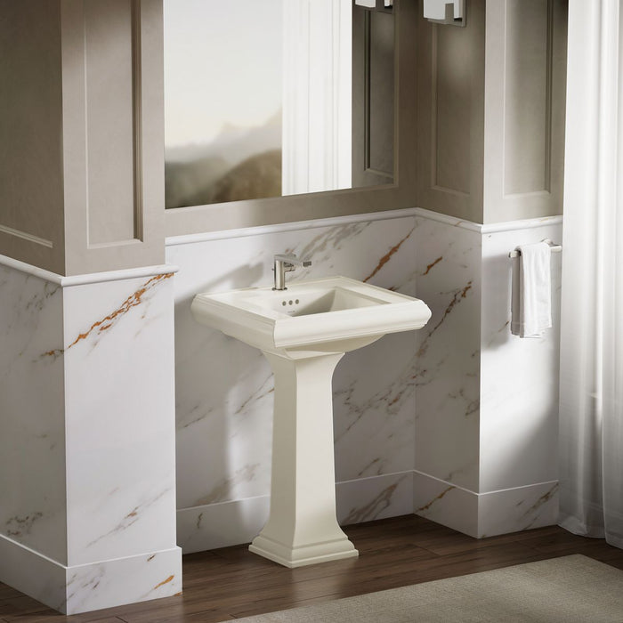 KOHLER K-2267 Memoirs Bathroom sink pedestal, biscuit - view 2