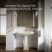 KOHLER K-2268-1 Memoirs 30-3/4" rectangular pedestal bathroom sink, biscuit - view 5