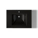 KOHLER K-2268-1 Memoirs 30-3/4" rectangular pedestal bathroom sink, black black - view 3