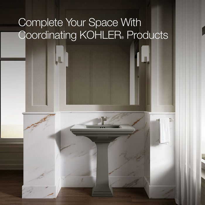 KOHLER K-2268-1 Memoirs 30-3/4" rectangular pedestal bathroom sink