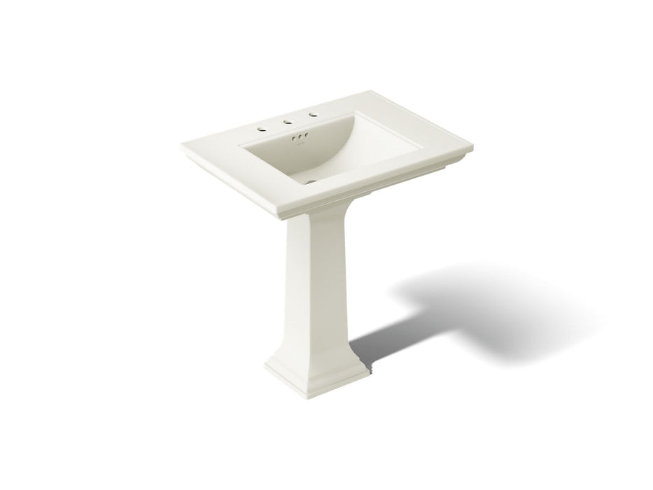 KOHLER K-2268-8 Memoirs Stately 30-3/4" rectangular pedestal bathroom sink