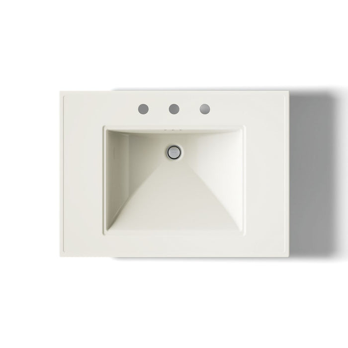 KOHLER K-2268-8 Memoirs Stately 30-3/4" rectangular pedestal bathroom sink