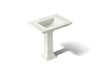 KOHLER K-2268-8 Memoirs Stately 30-3/4" rectangular pedestal bathroom sink, dune