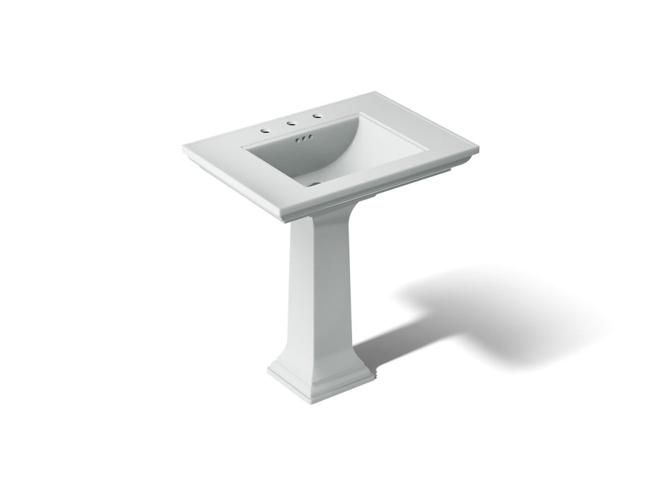 KOHLER K-2268-8 Memoirs Stately 30-3/4" rectangular pedestal bathroom sink