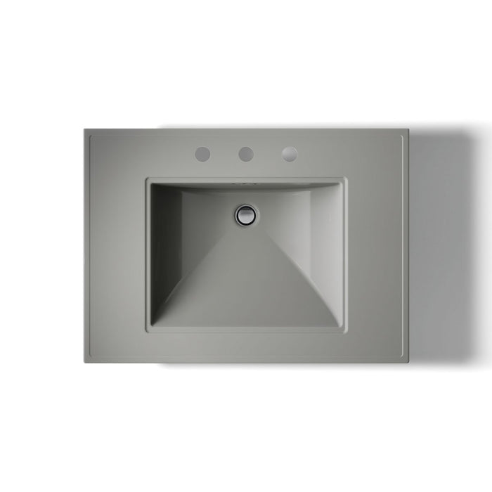 KOHLER K-2268-8 Memoirs Stately 30-3/4" rectangular pedestal bathroom sink