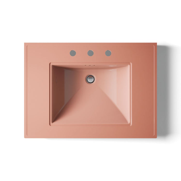 KOHLER K-2269-8 Memoirs Stately 30" Pedestal/console Table Bathroom Sink, 150th peachblow - view 2