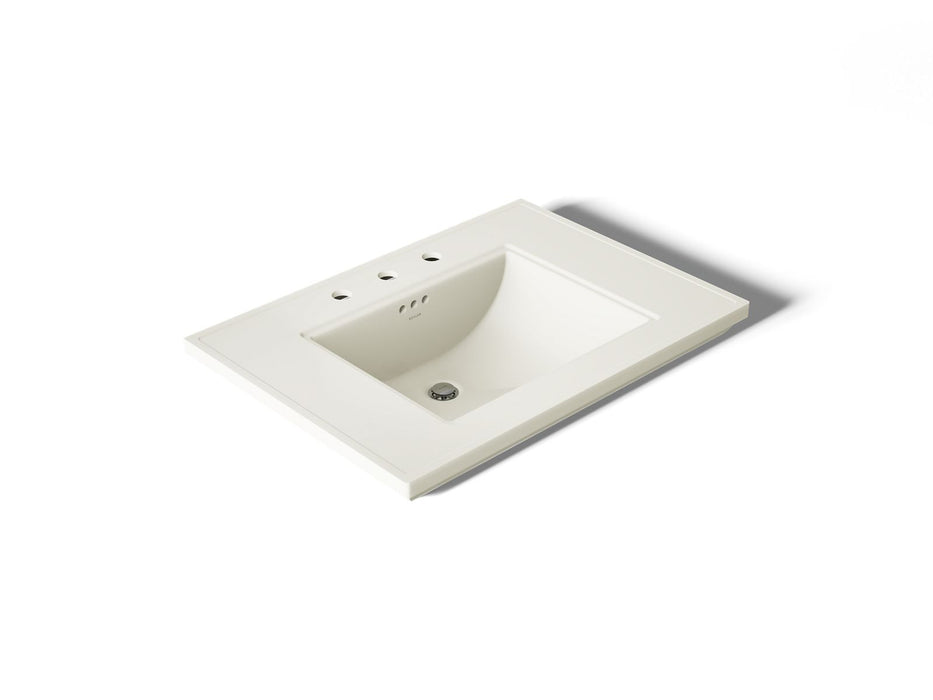 KOHLER K-2269-8 Memoirs Stately 30" Pedestal/console Table Bathroom Sink, biscuit