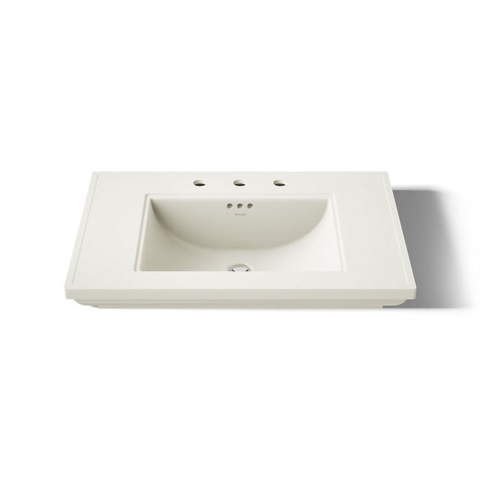 KOHLER K-2269-8 Memoirs Stately 30" Pedestal/console Table Bathroom Sink, biscuit - view 5