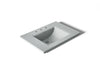 KOHLER K-2269-8 Memoirs Stately 30" Pedestal/console Table Bathroom Sink, ice grey