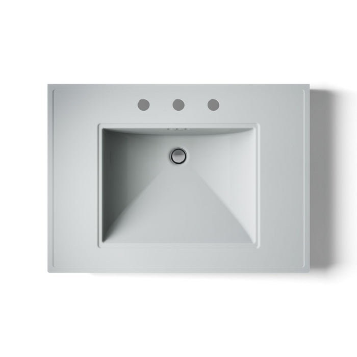 KOHLER K-2269-8 Memoirs Stately 30" Pedestal/console Table Bathroom Sink, ice grey - view 2