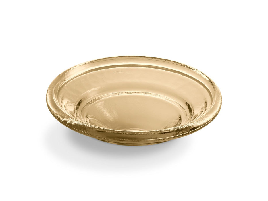 KOHLER K-2276 Spun Glass Vessel bathroom sink, translucent sandalwood
