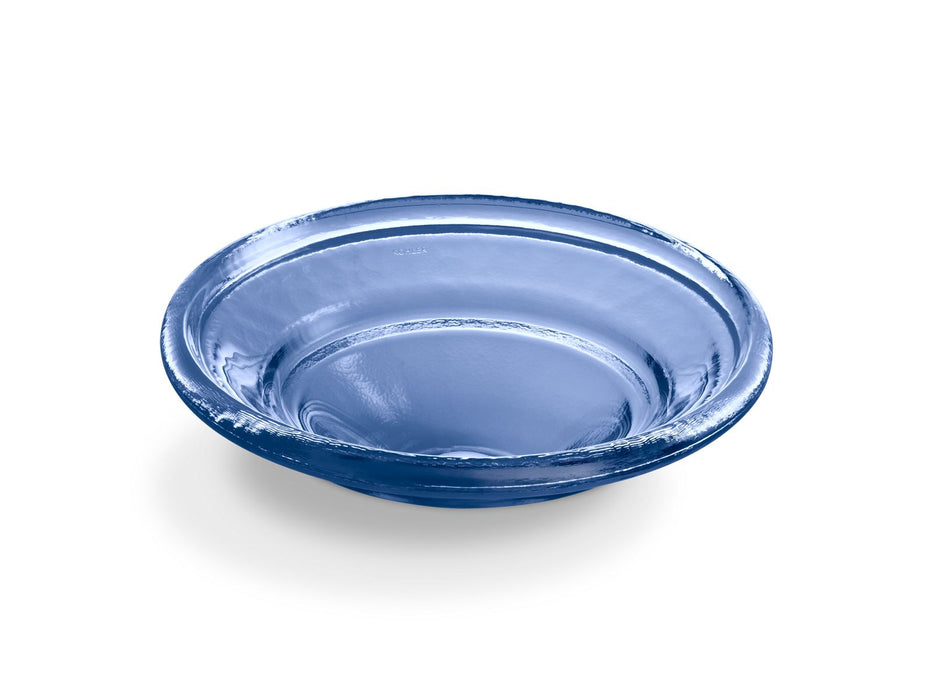 KOHLER K-2276 Spun Glass Vessel bathroom sink, translucent sapphire