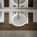 KOHLER K-2286-8 Devonshire 24" Pedestal Bathroom Sink with 8" Widespread Faucet Holes, white - view 5